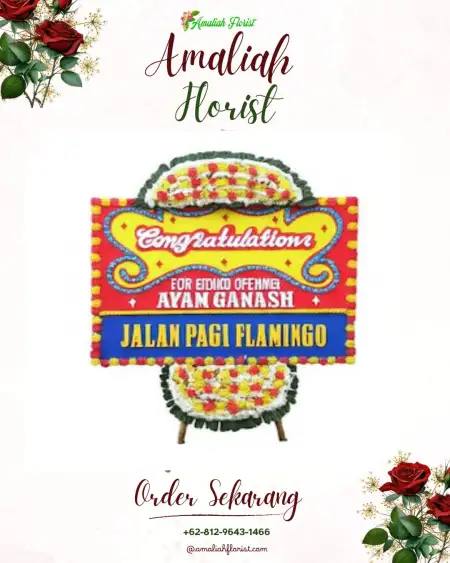 Sewa Papan Bunga Pungpungan